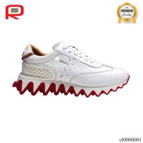 CL Loubishark Flat White Shoes Sneakers - cl0000001