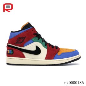 AJ 1 Mid SE Fearless Blue the Great Shoes Sneakers - nk0000186-2