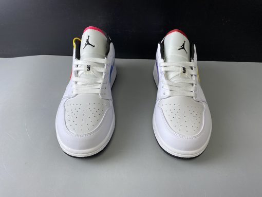 AJ 1 Low White Multi-Color Shoes Sneakers - nk0000776 - Image 8