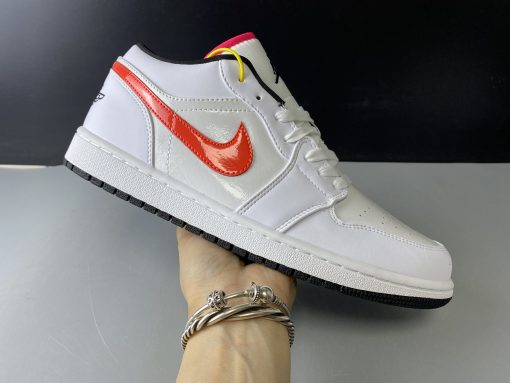 AJ 1 Low White Multi-Color Shoes Sneakers - nk0000776 - Image 9