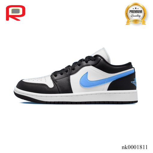 AJ 1 Low Black/University Blue Shoes Sneakers - nk0001811 - Image 2