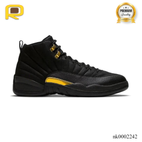 AJ 12 Black Taxi Shoes Sneakers - nk0002242