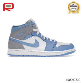 AJ 1 Mid University Blue Grey Shoes Sneakers - nk0002522