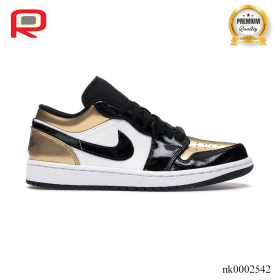 AJ 1 Low Gold Toe Shoes Sneakers - nk0002542