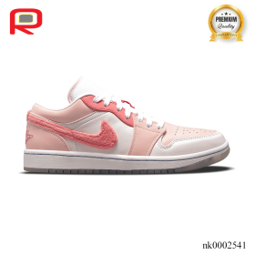 AJ 1 Low SE Mighty Swooshers Pink Shoes Sneakers - nk0002541