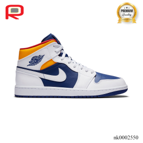 AJ 1 Mid Royal Blue Laser Orange Shoes Sneakers - nk0002550