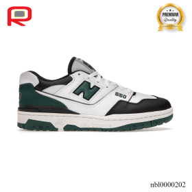 NB 550 White Green Black Shoes Sneakers - nbl0000202