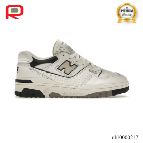 NB 550 Cream Black Shoes Sneakers - nbl0000217