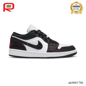 AJ 1 Low SE Utility White Black Gym Red Shoes Sneakers - nk0001786