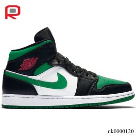 AJ 1 Mid Green Toe Shoes Sneakers - nk0000120
