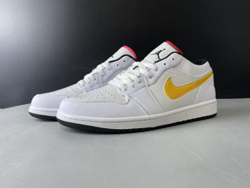 AJ 1 Low White Multi-Color Shoes Sneakers - nk0000776 - Image 10