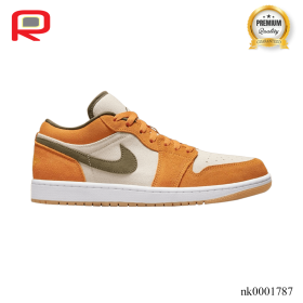AJ 1 Low Light Curry Shoes Sneakers - nk0001787