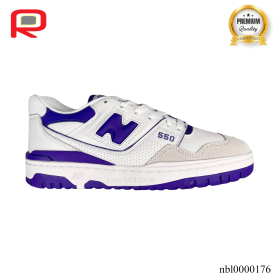 NB 550 Blue and White Shoes Sneakers - nbl0000176