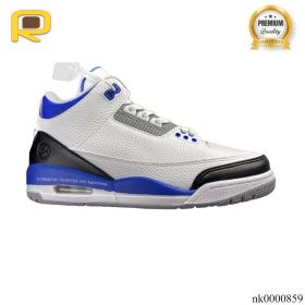 AJ 3 Fragment White Blue Shoes Sneakers - nk0000859