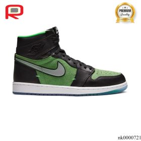 AJ 1 Retro High Zoom Black Green Shoes Sneakers - nk0000721