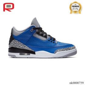 AJ 3 Retro Varsity Royal Cement Shoes Sneakers - nk0000759
