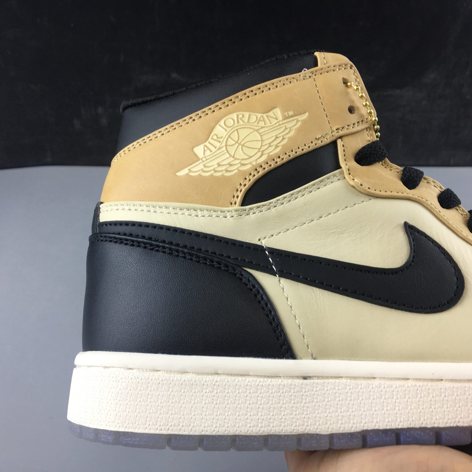 AJ 1 Retro High Black Mushroom (W) Shoes Sneakers - nk0000223 - Image 8