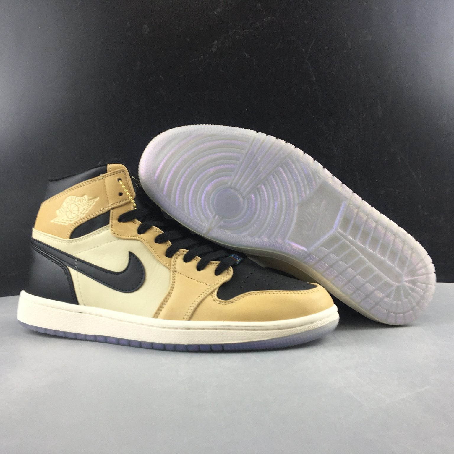 AJ 1 Retro High Black Mushroom (W) Shoes Sneakers - nk0000223-2 - Image 8