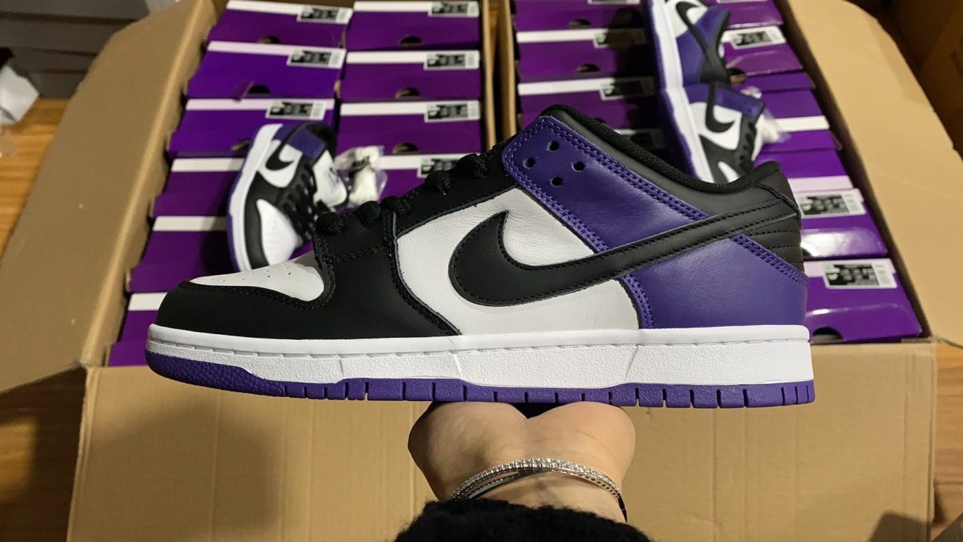 SB Dunk Low Court Purple Shoes Sneakers - nk0001460 - Image 16