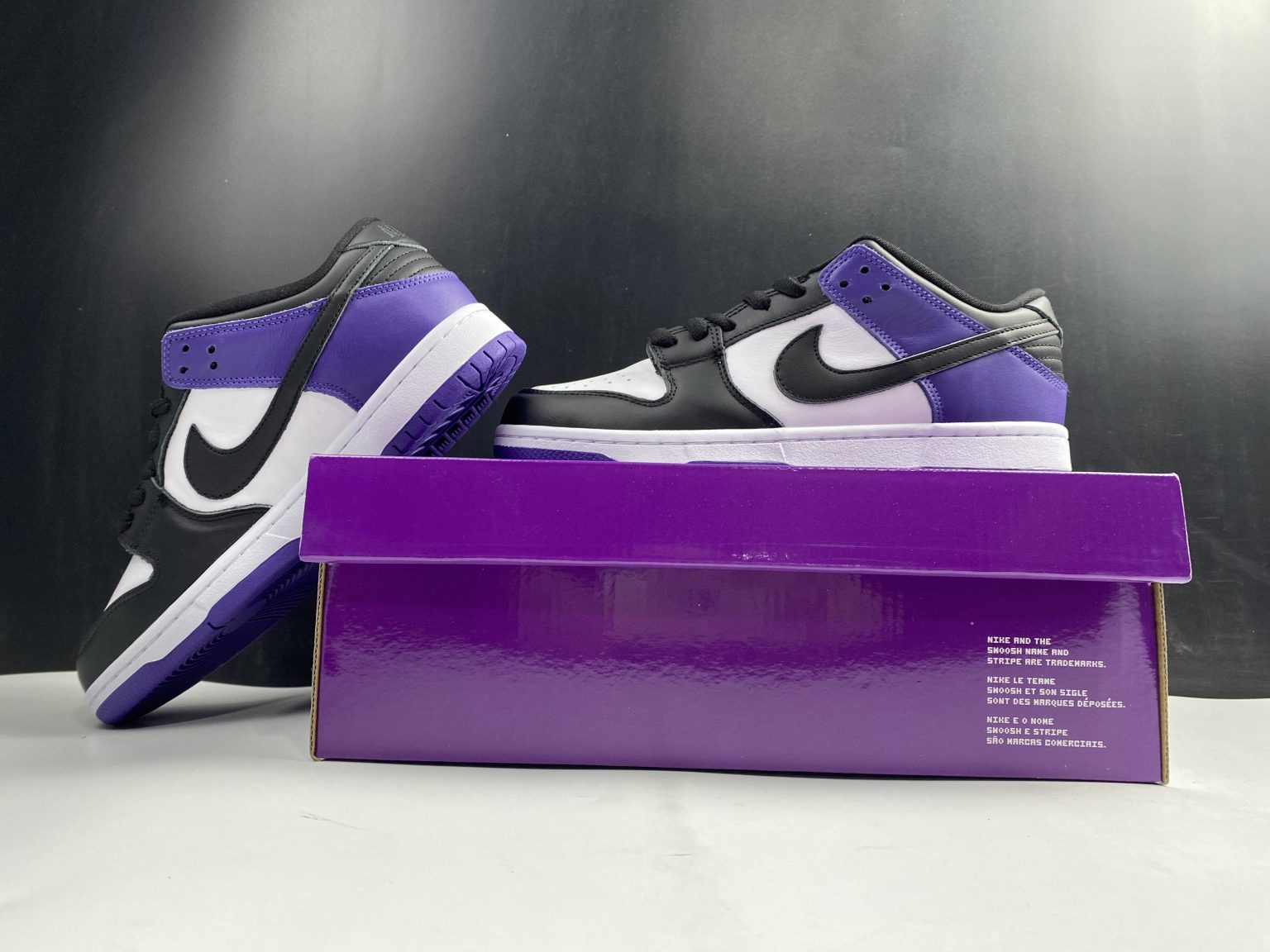 SB Dunk Low Court Purple Shoes Sneakers - nk0001460 - Image 19