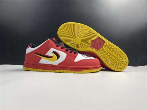 SB Dunk Low White Red Yellow Shoes Sneakers - nk0001362 - Image 16