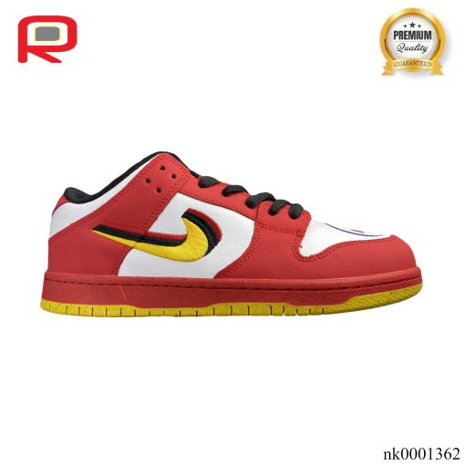 SB Dunk Low White Red Yellow Shoes Sneakers - nk0001362