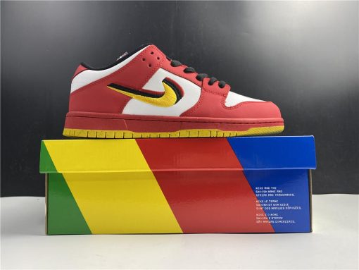 SB Dunk Low White Red Yellow Shoes Sneakers - nk0001362 - Image 22