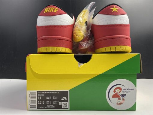 SB Dunk Low White Red Yellow Shoes Sneakers - nk0001362 - Image 23