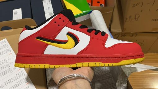 SB Dunk Low White Red Yellow Shoes Sneakers - nk0001362 - Image 9