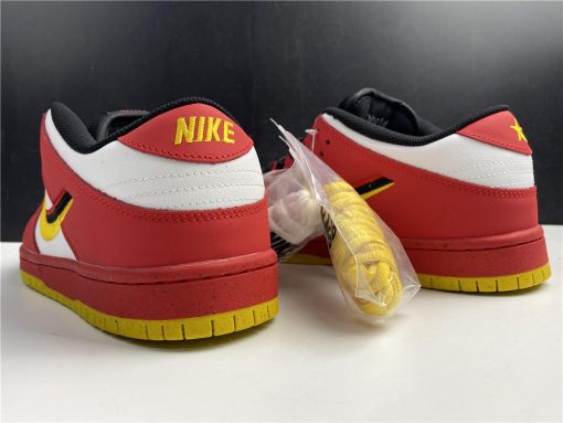 SB Dunk Low White Red Yellow Shoes Sneakers - nk0001362 - Image 7