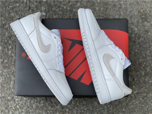 AJ 1 Low OG Neutral Grey Shoes Sneakers - nk0001623 - Image 6