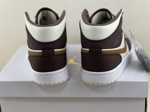 AJ 1 Mid SE Brown Basalt Oatmeal Shoes Sneakers - nk0002023 - Image 7