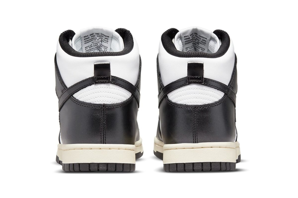 Dunk High Vintage Black Shoes Sneakers - nk0001873 - Image 5