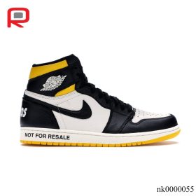 AJ 1 Retro High "Not for Resale" Varsity Maize Shoes Sneakers - nk0000055