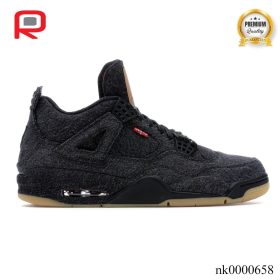 AJ 4 Retro Levi's Black (Levi's Tag) Shoes Sneakers - nk0000658