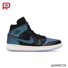AJ 1 Mid Iridescent Black (W) Shoes Sneakers - nk0000238-2