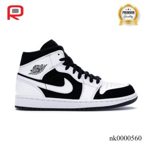 AJ 1 Mid White Black Shoes Sneakers - nk0000560-2