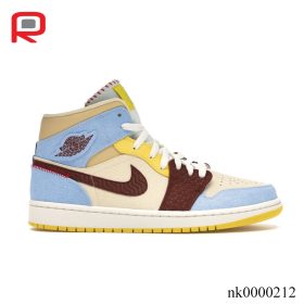 AJ 1 Mid SE Fearless Maison Chateau Rouge Shoes Sneakers - nk0000212