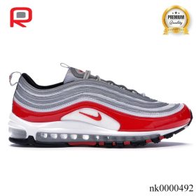 AM 97 Pure Platinum University Red Shoes Sneakers - nk0000492