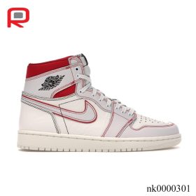 AJ 1 Retro High Phantom Gym Red Shoes Sneakers - nk0000301-2