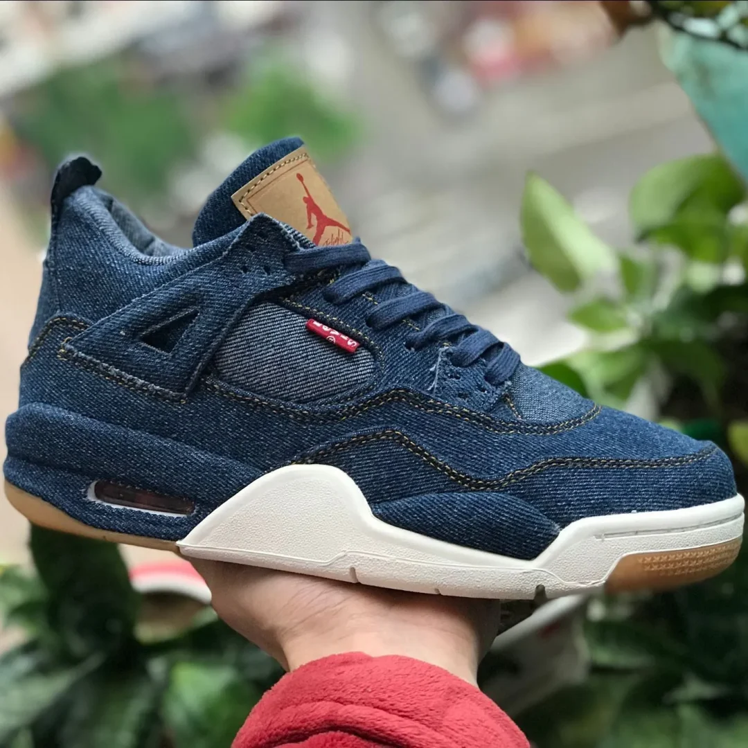 Levi’s x AJ 4 Denim Shoes Sneakers – nk0000024 - Image 8