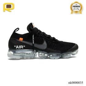 OW x Air VaporMax Black Shoes Sneakers – nk0000035