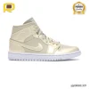 AJ 1 Mid Goose Feather Yellow (W) Shoes Sneakers - nk0000109-2