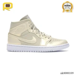 AJ 1 Mid Goose Feather Yellow (W) Shoes Sneakers - nk0000109