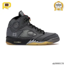 AJ 5 Retro OW Black Shoes Sneakers - nk0000158