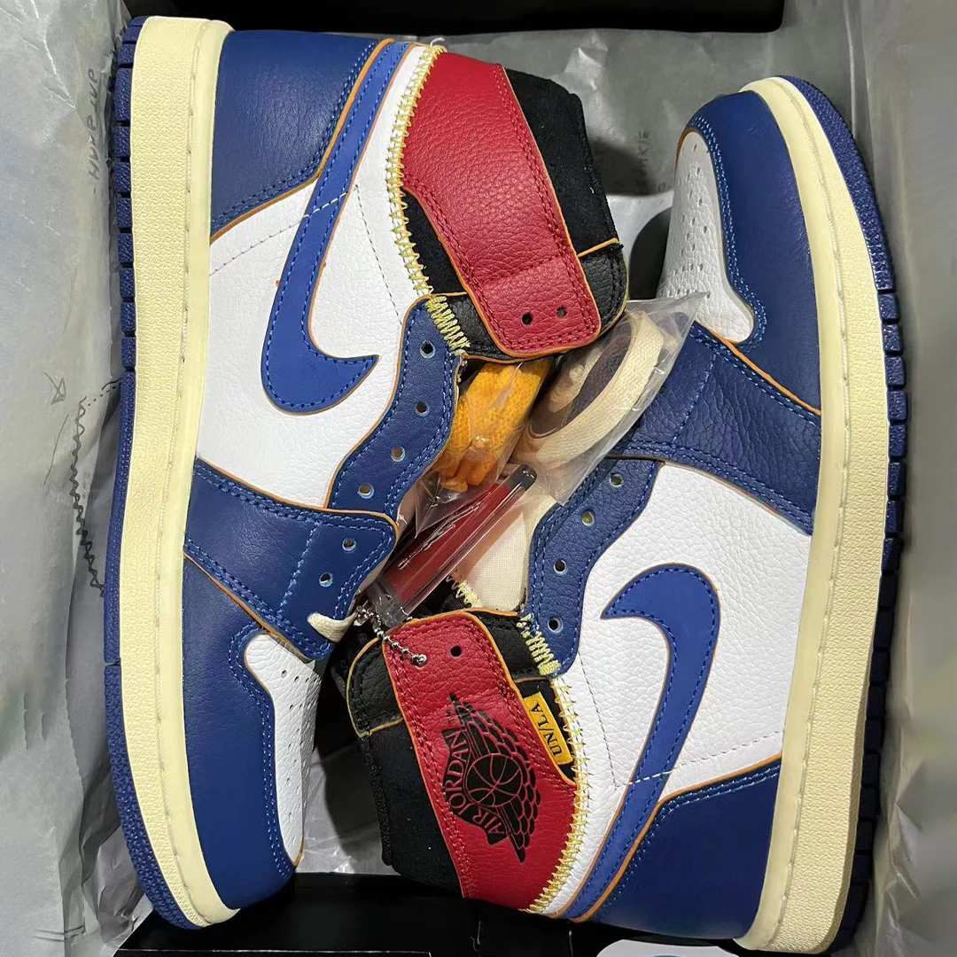 Union LA x AJ 1 High OG NRG Storm Blue Shoes Sneakers – nk0000291 - Image 13