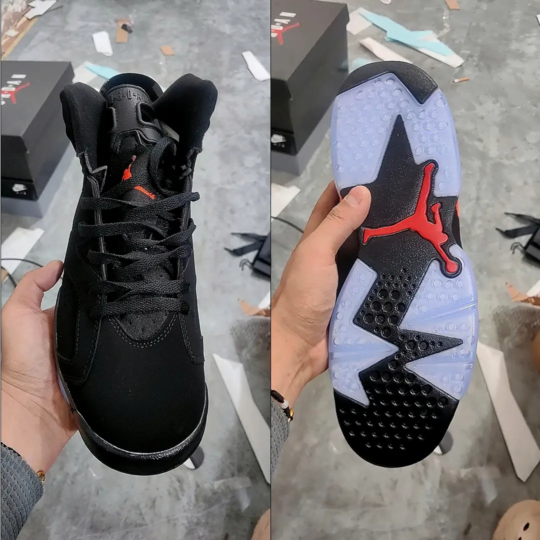 AJ 6 Black Infrared (2019) Shoes Sneakers - nk0000292 - Image 6