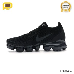 Alternative view of Air VaporMax Flyknit 3 Triple Black Shoes Sneakers - nk0000404