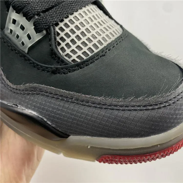 OW x AJ 4 Bred Shoes Sneakers – nk0000829 - Image 17
