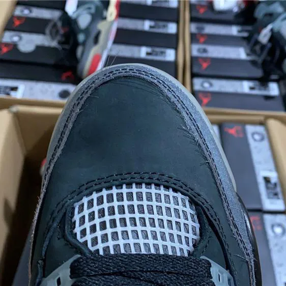 OW x AJ 4 Bred Shoes Sneakers – nk0000829 - Image 18